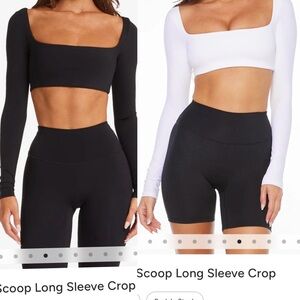 csb Freedom Scoop Long Sleeve Crop